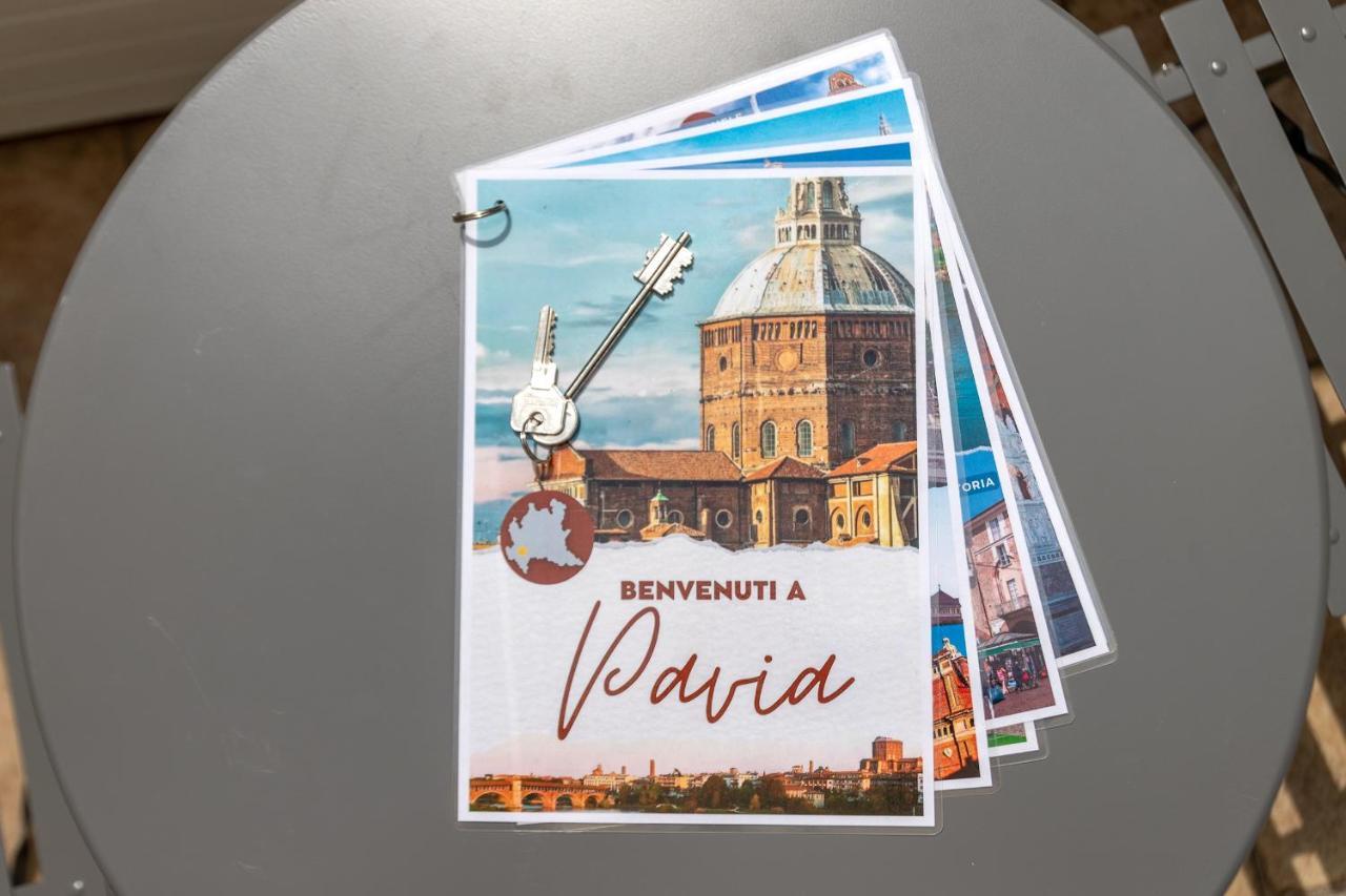Centro Storico • Wi-Fi, Netflix E Terrazzo Daire Pavia Dış mekan fotoğraf